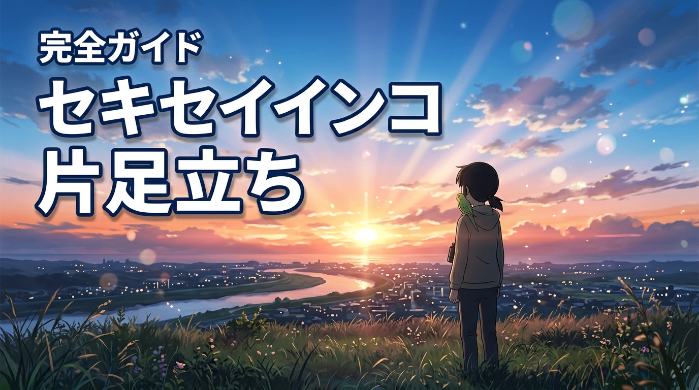 セキセイインコの片足立ちは病気？4つの理由と見分けるサイン5つ